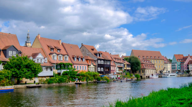 Bamberg, Klein Venedig - Little Venice - along the Linker Regnitzarm river (Bavaria, Germany) Bamberg, Klein Venedig - Little Venice - along the Linker Regnitzarm river (Bavaria, Germany) linker stock pictures, royalty-free photos & images