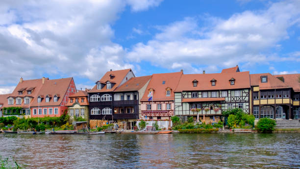 Bamberg, Klein Venedig - Little Venice - along the Linker Regnitzarm river (Bavaria, Germany)