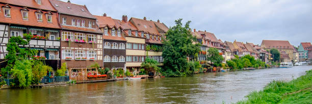 Bamberg, Klein Venedig - Little Venice - along the Linker Regnitzarm river (Bavaria, Germany) Bamberg, Klein Venedig - Little Venice - along the Linker Regnitzarm river (Bavaria, Germany) klein venedig photos stock pictures, royalty-free photos & images