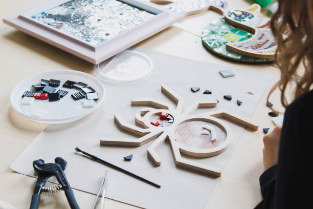 istock The process of creating a spider from a mosaic. 1062448764