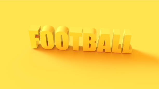 istock Bright Yellow Football Sign 1062453378