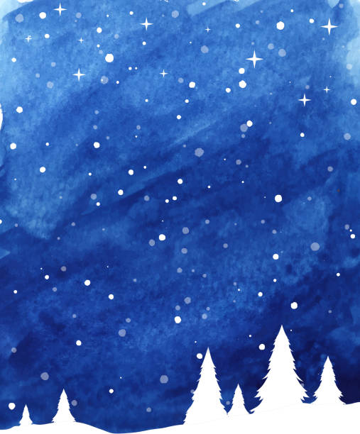 ilustraciones, imágenes clip art, dibujos animados e iconos de stock de paisaje de invierno - ice grunge winter backgrounds