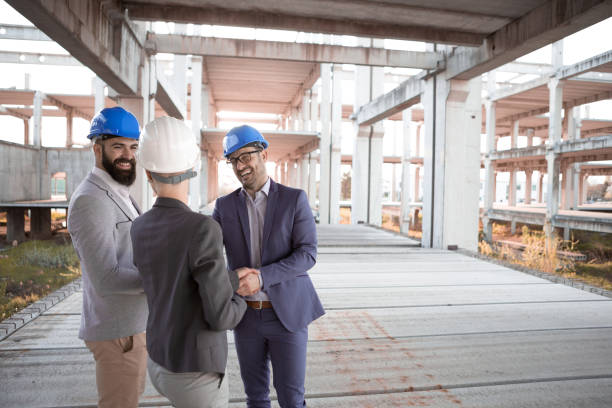 istock The old construction site finally has a new owner. 1062456656