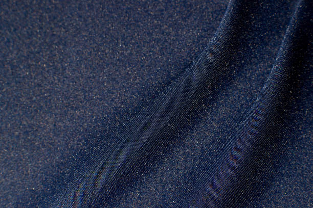 istock The texture of the blue fabric with folds. Macro. 1062464014