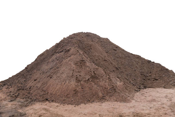 istock wet pile of building sand isolated on white background 1062467742