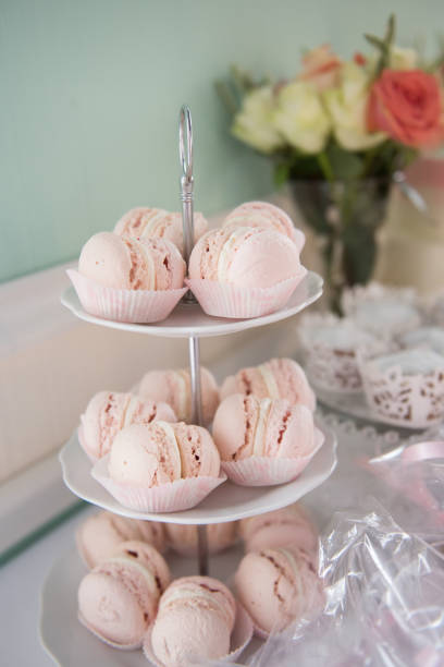 istock Macaroons. Candy Bar. Delicious sweet buffet. 1062473038