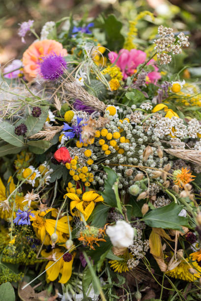 istock handmade  beautiful bouquets from flowers and herbs 1062473802