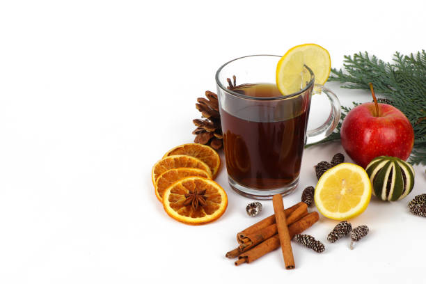 istock christmas tea or mulled wine - isolated on white background 1062482496