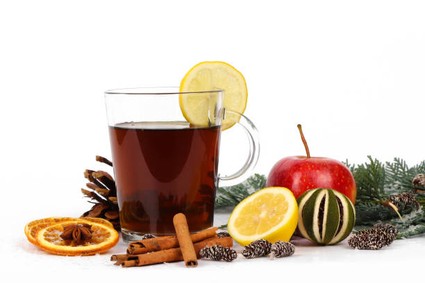 istock christmas tea or mulled wine - isolated on white background 1062484862
