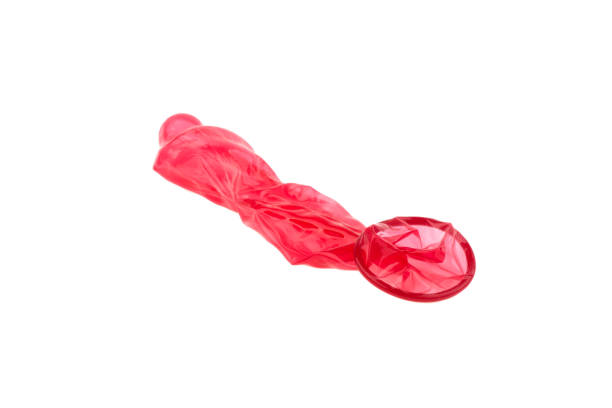 istock Condom isolated on white background, ready to use 1062485230