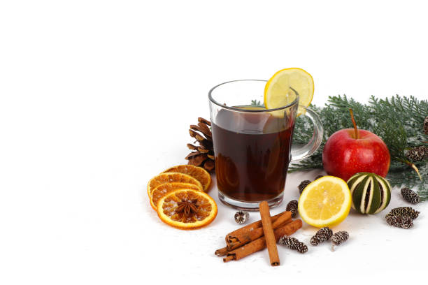 istock christmas tea or mulled wine - isolated on white background 1062489430