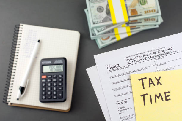 istock Form 1040 US Individual Income Tax Return. 1062489862