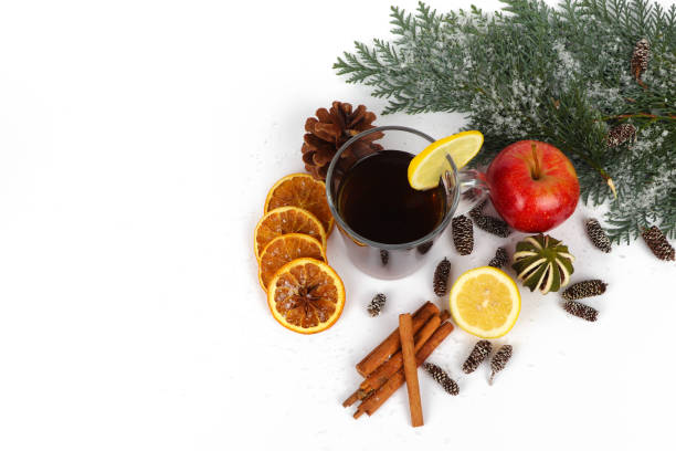 istock christmas tea or mulled wine - isolated on white background 1062495116