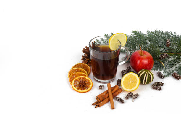 istock christmas tea or mulled wine - isolated on white background 1062495636