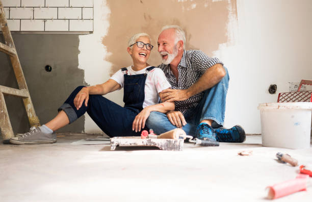 istock Couple remodeling their home 1062504722