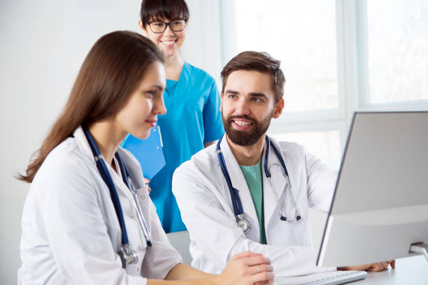 istock Group of doctors in the clinic 1062514126