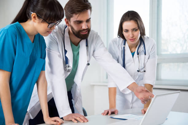istock Group of doctors in the clinic 1062514346