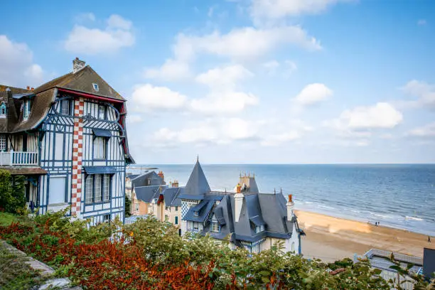 Photo of Cityscape view of Trouville in France