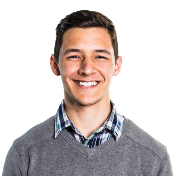 istock Portrait of cheerful man against white background 1062516892