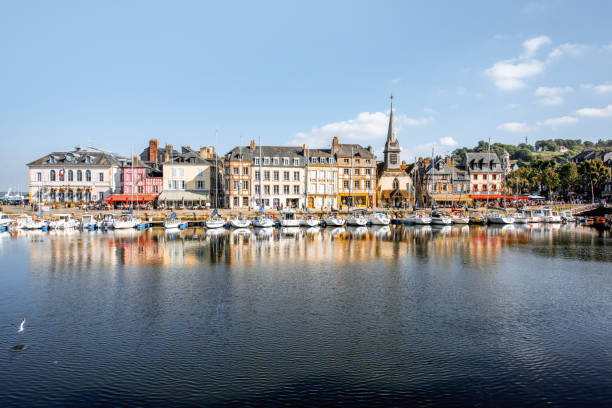 istock Harbour in Honfleur town, France 1062527402