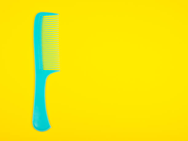 new red comb on a white background