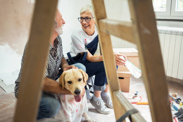 istock Couple remodeling their home 1062548376