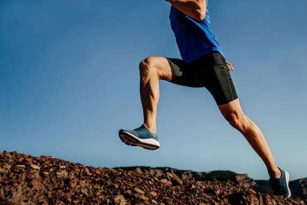 istock legs athlete runner dynamic running on mountain trail 1062562318