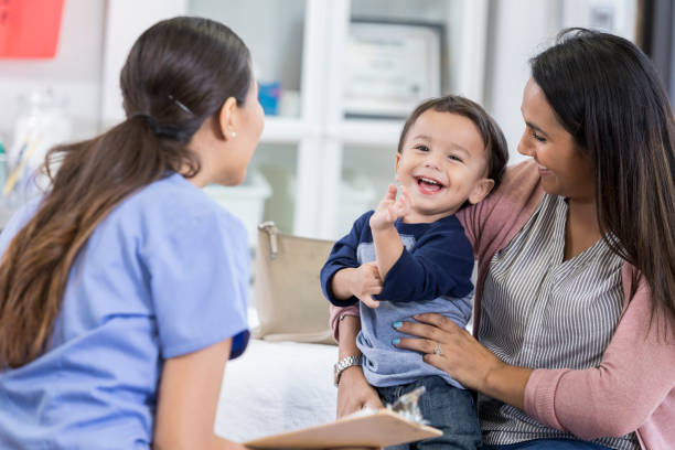 istock Pediatrician examines toddler boy 1062564746