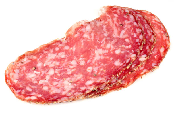 istock Slices of pepper salami 1062565012