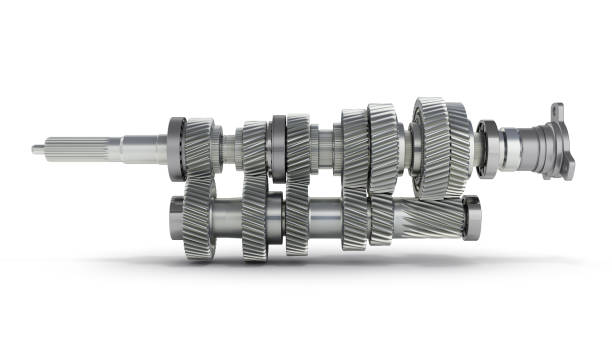 istock Automotive transmission gearbox Gears inside on white background 3d render 1062567206