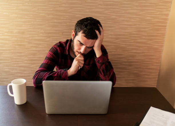 istock Business man in office business man having problem at work 1062570250