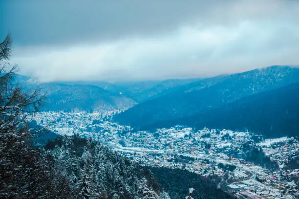View in Bucegi mountains