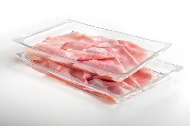 istock Tray Packaged of Presliced Baked Ham 1062576456