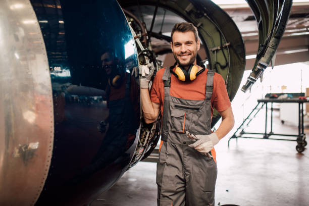 istock Young aircraft mechanic 1062576550