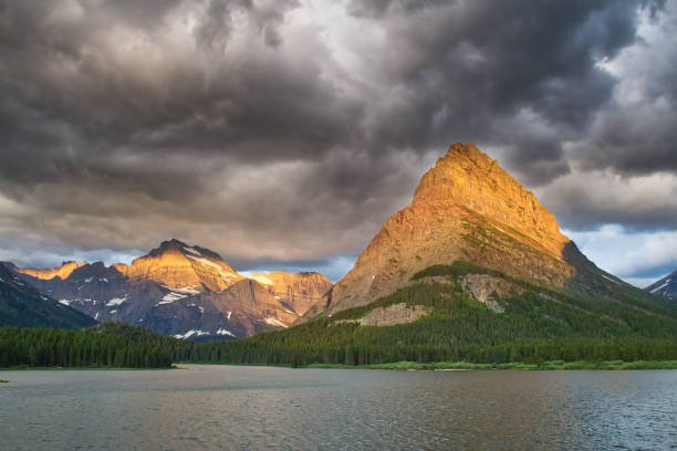 istock Stormy Mountain with Morning Light 1062576630