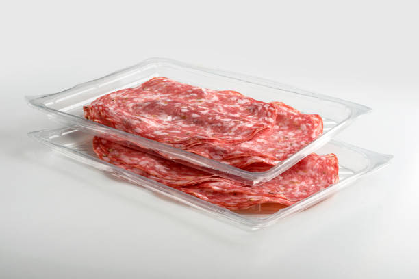 istock Tray Packaged of Presliced Salame 1062576808