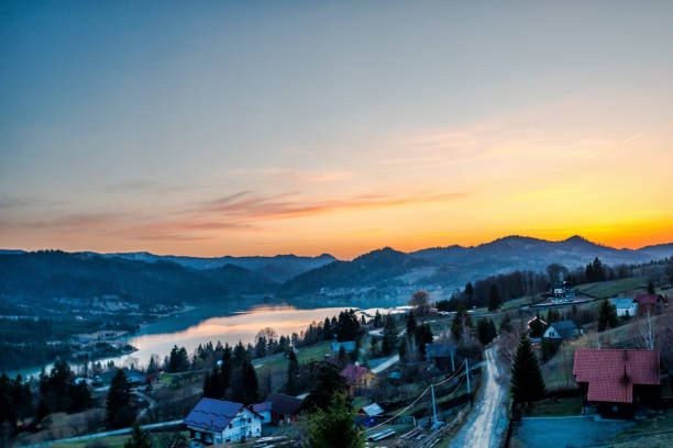 istock Springtime landscape at Colibita, romania 1062586032