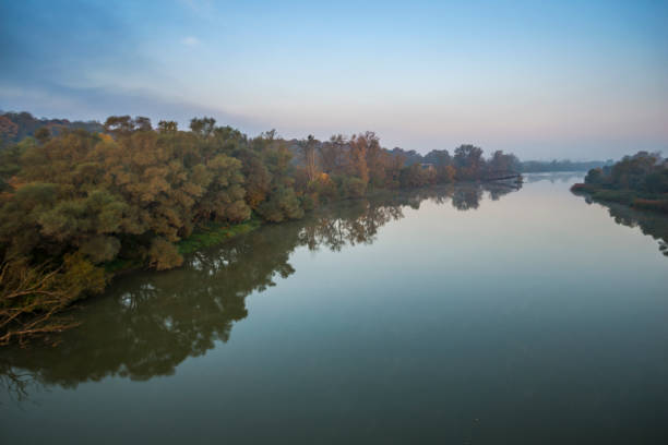 Beautiful morning on the river