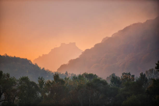 istock Morning fog day on the river 1062588948