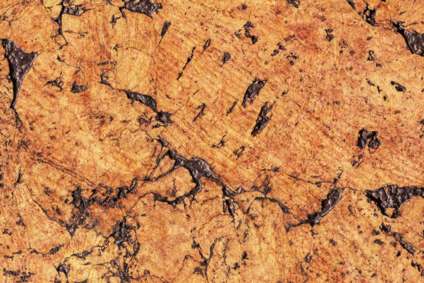 istock Natural Brown Cork Coarse Grain Texture Detail 1062591934