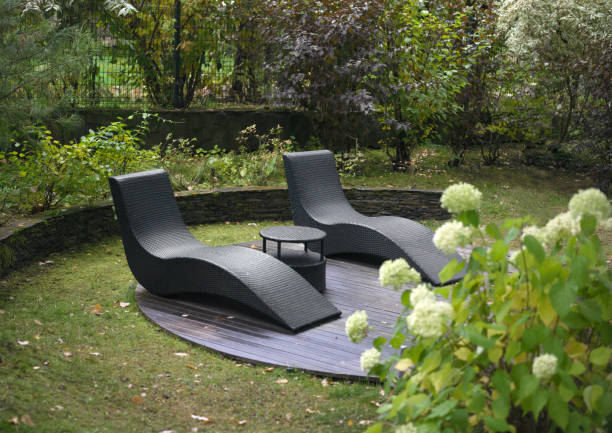 istock Wicker garden furniture 1062592070