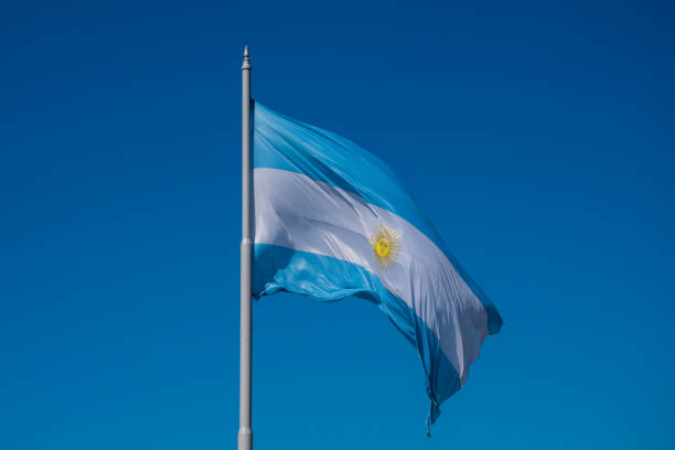 istock The flag of Argentina (Bandera argentina - Bandera Nacional) 1062594200