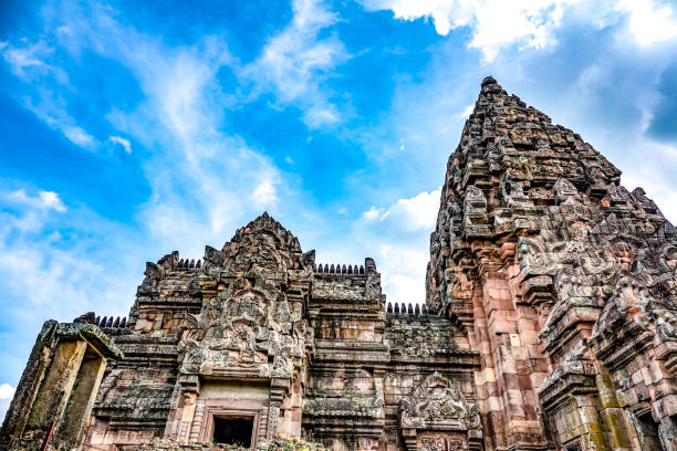 Ancient building Phasat khoa hanom rung in Thailand