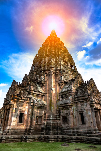 istock Ancient building Phasat khoa hanom rung in Thailand 1062597032
