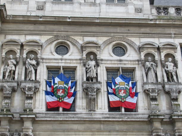 istock Facade of Paris City Hall 1062601012