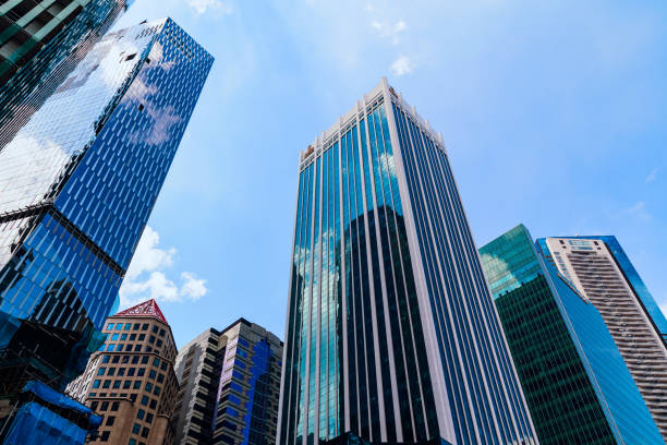 istock Office buildings skyscrapers. 1062604330
