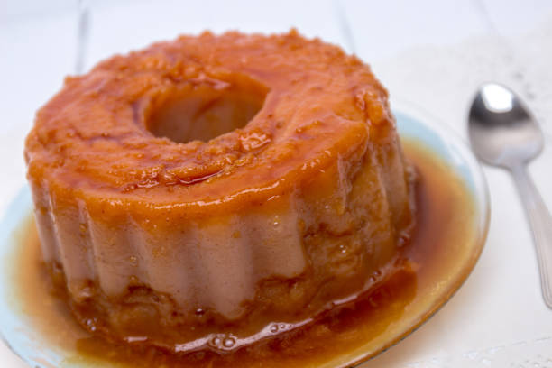 istock Sweet guava pudding on a white background. 1062610488