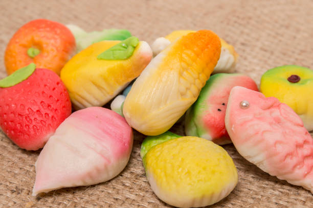 Peach shaped Pudding