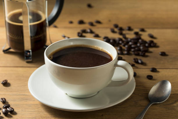 istock Warm Homemade French Press Coffee 1062644146