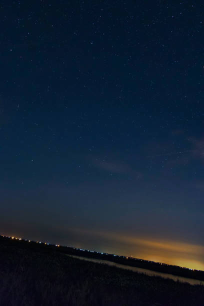 istock Night landscape with stars 1062651244